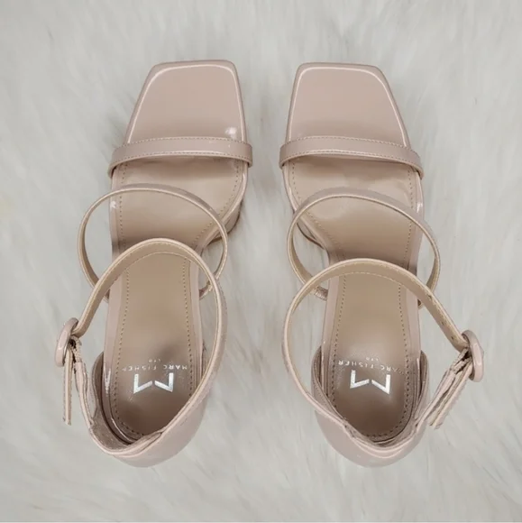 Marc Fisher LTD Frita High Heels Light Natural Nude - Picture 12 of 16